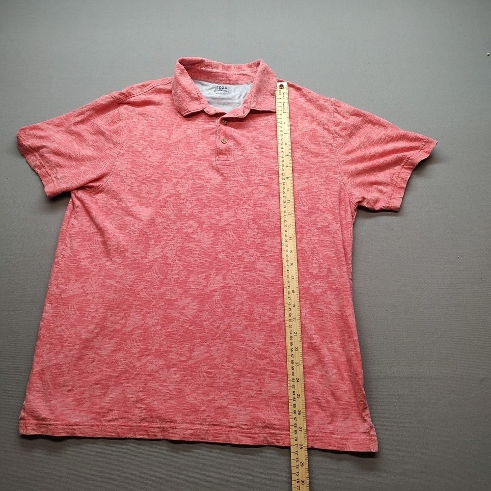 izod Men's saltwater Polo Orange Size Large - Picture 9 of 14